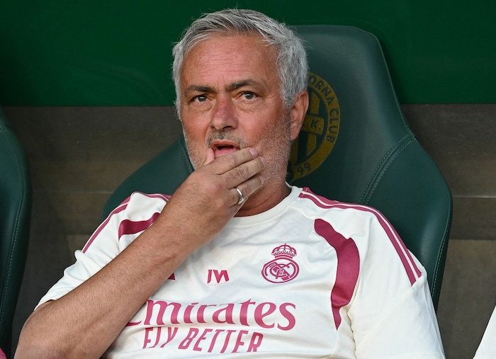 Zurück auf der Trainerbank der Madrilenen: Jose Mourinho