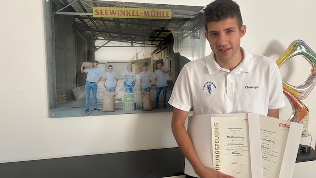 Christoph Passenbrunner in der familieneigenen Seewinkel Mühle in Andau