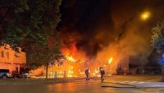 Dank des raschen Handels der Feuerwehr konnte ein Übergreifen der Flammen verhindert werden.