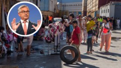Migranten in Ceuta: Der Ansturm auf die spanische Exklave hat einen Streit zwischen Madrid und ...