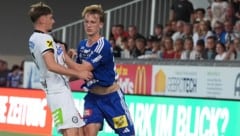 Konstantin Schopp ließ sich gegen Sturm zur Ampelkarte hinreißen.