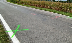 An dieser Stelle der Bleiburger Straße war am 9. August ein 20-Jähriger von einem Auto erfasst ...