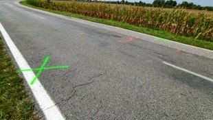 An dieser Stelle der Bleiburger Straße war nach einem Feuerwehrfest ein 20-Jähriger von einem ...