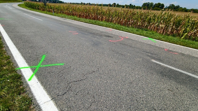 An dieser Stelle der Bleiburger Straße war nach einem Feuerwehrfest ein 20-Jähriger von einem ...