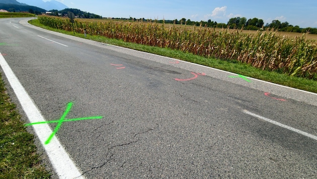 An dieser Stelle der Bleiburger Straße war am 9. August ein 20-Jähriger von einem Auto erfasst ...
