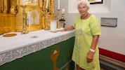 Seit 42 Jahren ist Carla Hollauf Mesnerin in der Filialkirche Reideben: Sie sorgt dort dafür, ...