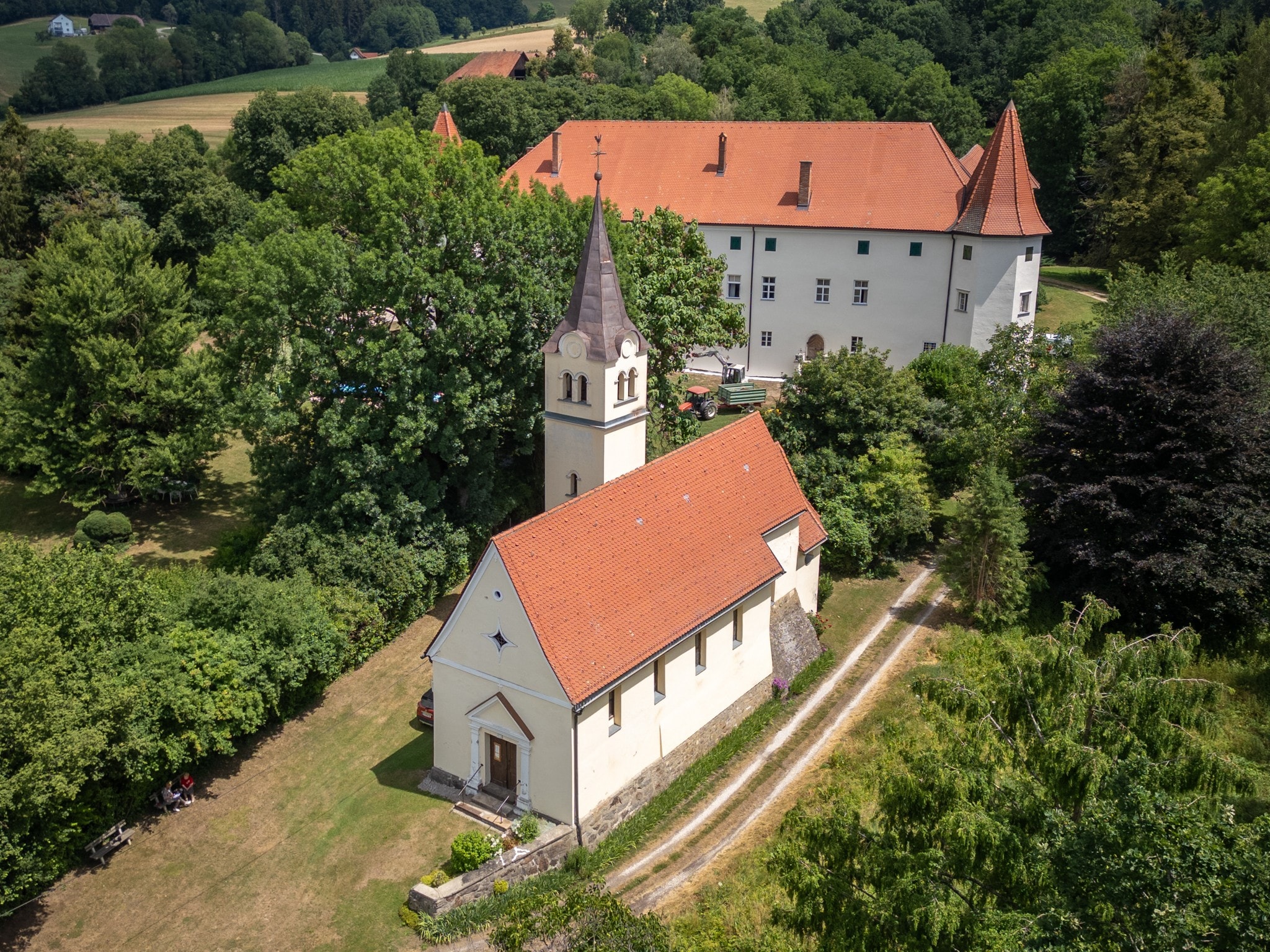 Die Fillialkirche von Reideben.