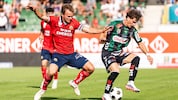 Rapid gewann ein sehr chancenreiches Spiel in Ried.
