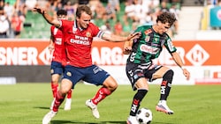 Rapid gewann ein sehr chancenreiches Spiel in Ried.