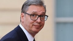 Serbiens Staatschef Aleksandar Vučić wird von russischen Propagandisten nun vorgeworfen, die ...