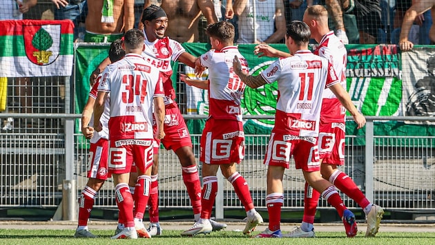 Der GAK will am Samstag auch gegen die Austria jubeln.