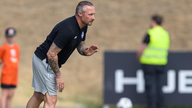 Sehr zufrieden mit dem violetten Saisonstart: Austria-Coach Schaider.