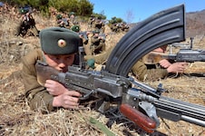 Archivbild von einer Übung des nordkoreanischen Militärs 