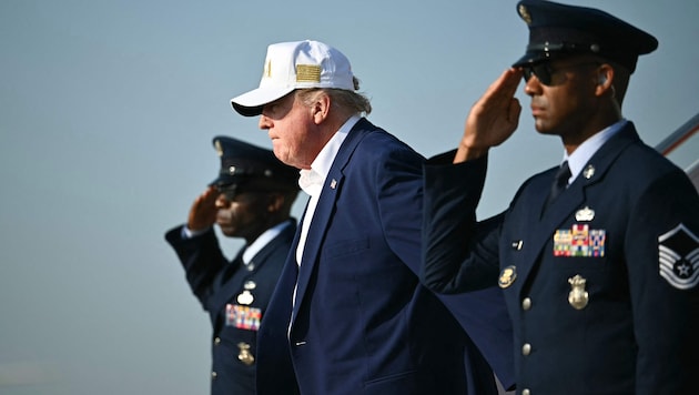 Trump verbringt vor allem die Wochenenden in seinen Golfclubs.