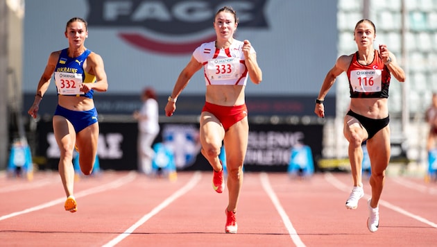 Isabel Posch ist nur eine von drei rot-weiß-roten Starterinnen über die 100 Meter.