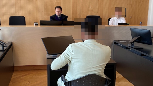 Der Angeklagte gab auch in der Verhandlung eine Kostprobe seines aufbrausenden Wesens.