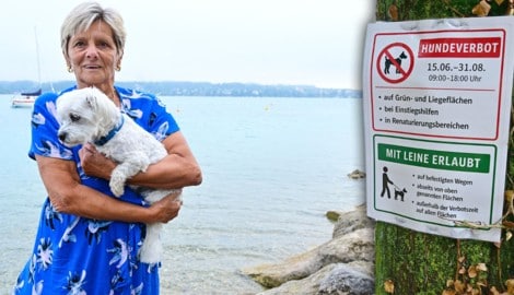 Stefanie Zitzler (66) will mit ihrem „Bobo“ weiterhin hier baden.