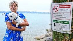 Stefanie Zitzler (66) will mit ihrem „Bobo“ weiterhin hier baden.