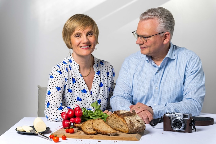 Autorin und Food-Bloggerin Isolde Bornemann und Fotograf und TV-Journalist Bornemann machen auf ...