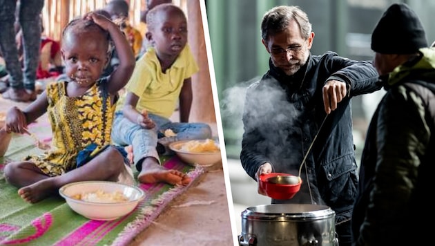 Weltweit, auch bei uns, gibt es nach wie vor Menschen, die zu wenig zu essen haben. Da braucht ...