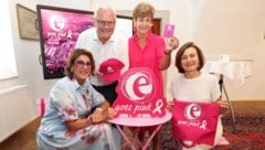 Ottrubay, Steiner, Bachmaier und Konrath (v. li.) rufen alle Betriebe zur Teilnahme auf.