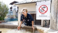 Das Zirler Wasser ist zum Pritscheln geeignet, aber nicht zum Trinken.