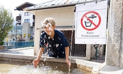 Das Zirler Wasser ist zum Pritscheln geeignet, aber nicht zum Trinken.