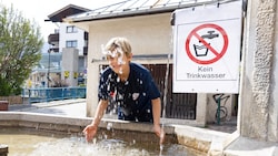 Das Zirler Wasser ist zum Pritscheln geeignet, aber nicht zum Trinken.
