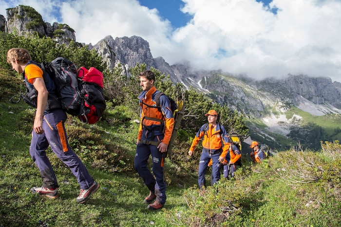 Die Salzburger Bergrettung zählt 1552 aktive Einsatzkräfte. Sie sind alle ehrenamtlich tätig.