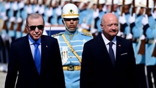 Stocker und Erdoğan beim pompösen Empfang in Ankara