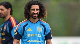 Marc Cucurella - vor wenigen Wochen als Mitglied von Spaniens Team bei der ...