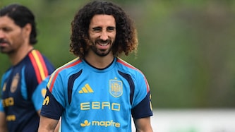 Marc Cucurella - vor wenigen Wochen als Mitglied von Spaniens Team bei der ...