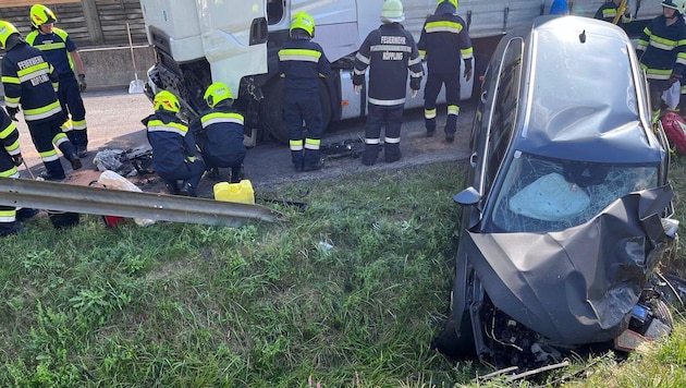 Schweißtreibender Einsatz für die Kräfte der FF Söding und Köppling