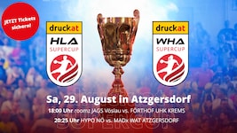 Doppelter Titelkampf zum Saisonstart: Am 29. August wird Atzgersdorf beim druck.at HLA SUPERCUP ...
