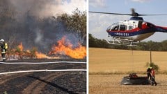 Zehn Hektar Fläche standen in Brand.