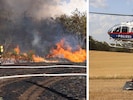 Zehn Hektar Fläche standen in Brand.
