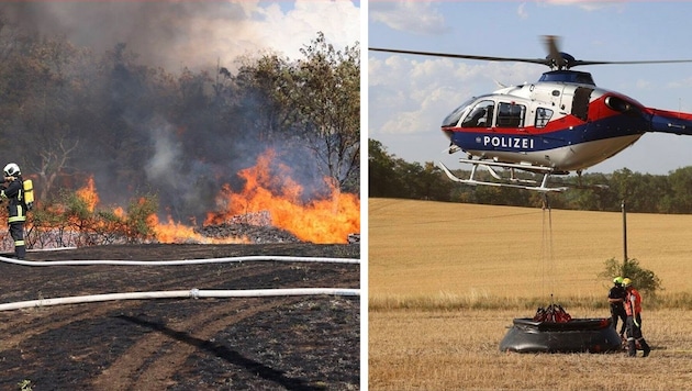 Zehn Hektar Fläche standen in Brand.