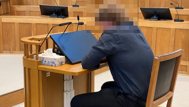 Der Angeklagte machte einen mitgenommenen Eindruck.