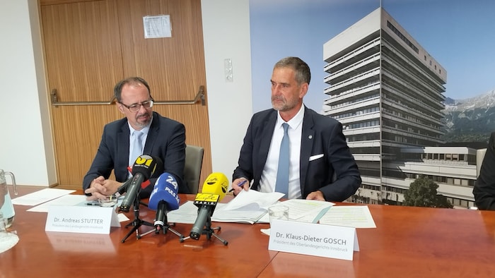 Klaus Dieter Gosch (r.) und Andreas Stutter kündigten rigorose Schritte an.