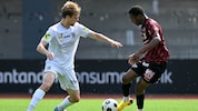 Ibrahim Ouattara (r.) verlässt die Lustenauer Austria nach 35 Pflichtspielen.