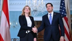 Außenministerin Beate Meinl-Reisinger zu Besuch bei ihrem US-Amtskollegen Marco Rubio