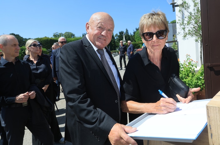 David Zwilling und Annemarie Moser-Pröll