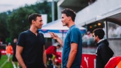 Sport-Geschäftsführer Marcus Mann (li.) und Trainer Danny Röhl.