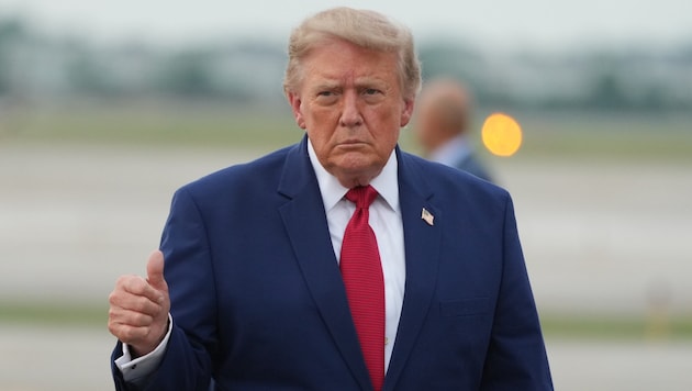 US-Präsident Donald Trump betont weiterhin, dass er die Kontrolle über die Meeresenge habe – ...