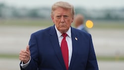 US-Präsident Donald Trump betont weiterhin, dass er die Kontrolle über die Meeresenge habe – ...