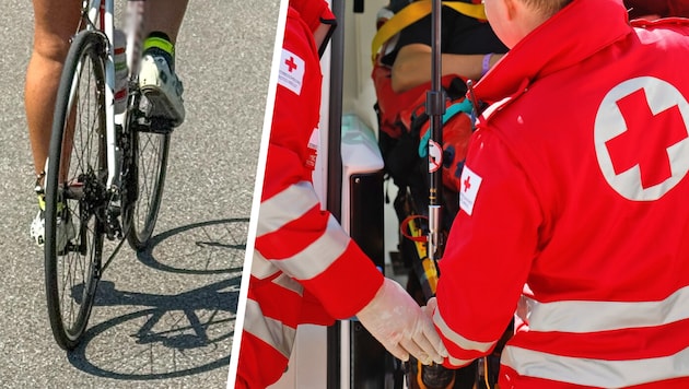 Der Schwerverletzte wurde mit der Rettung ins Krankenhaus eingeliefert (Symbolbild).