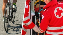 Der Schwerverletzte wurde mit der Rettung ins Krankenhaus eingeliefert (Symbolbild).