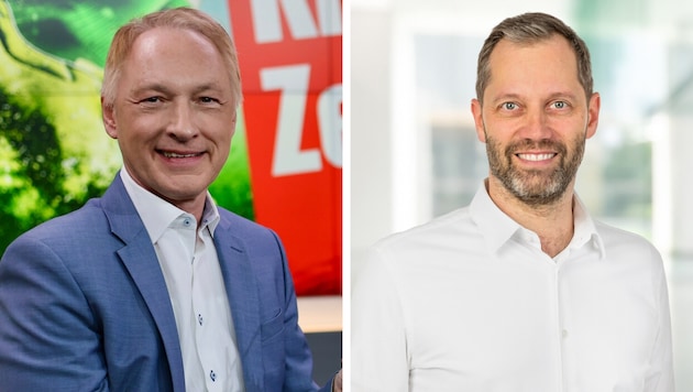 Clemens Schwaiger (rechts) übernimmt die Agenden von Gerhard Valeskini.