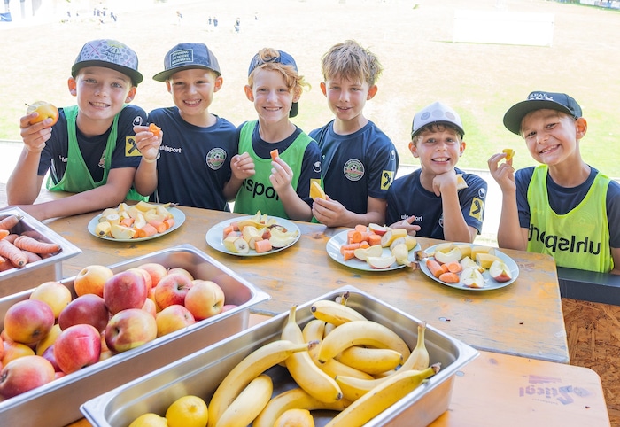 Täglich wird im Camp auf eine gesunde Ernährung geachtet.