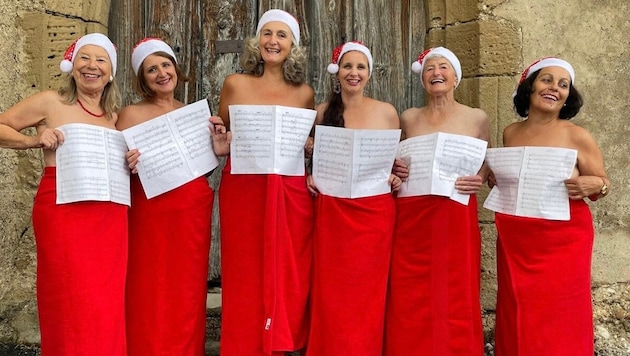 Die sechs Köttmannsdorfer „Kalender Girls“ spielen im Sommer für den guten Zweck.